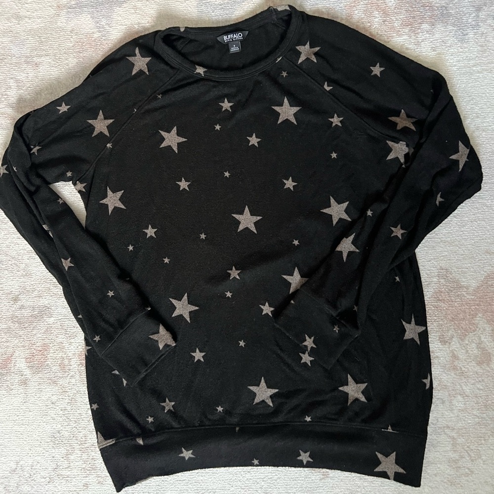 Buffalo David Bitton Black Star Sweater